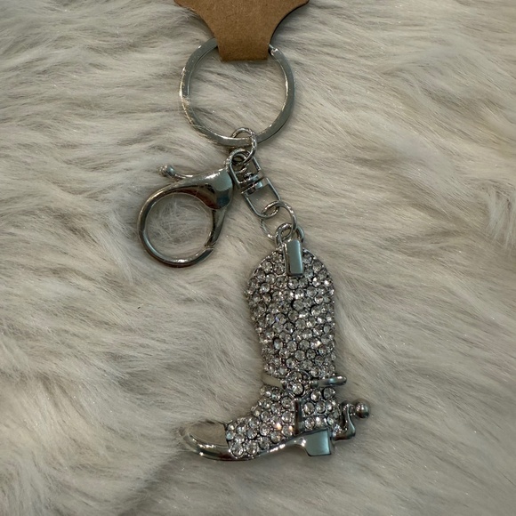Sliver Tone Boot KeyChain/Purse Jewerly - Picture 2 of 3